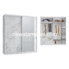 Wardrobe 3 Doors Slide Swing - Siantano LP Marble 4D SS / Marble